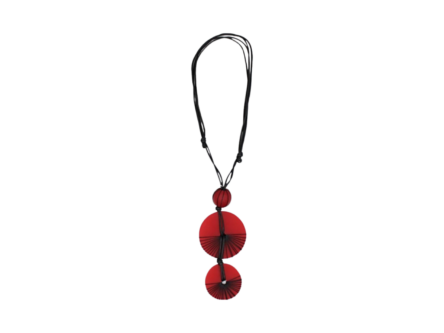 Red Frosted Yanna Necklace