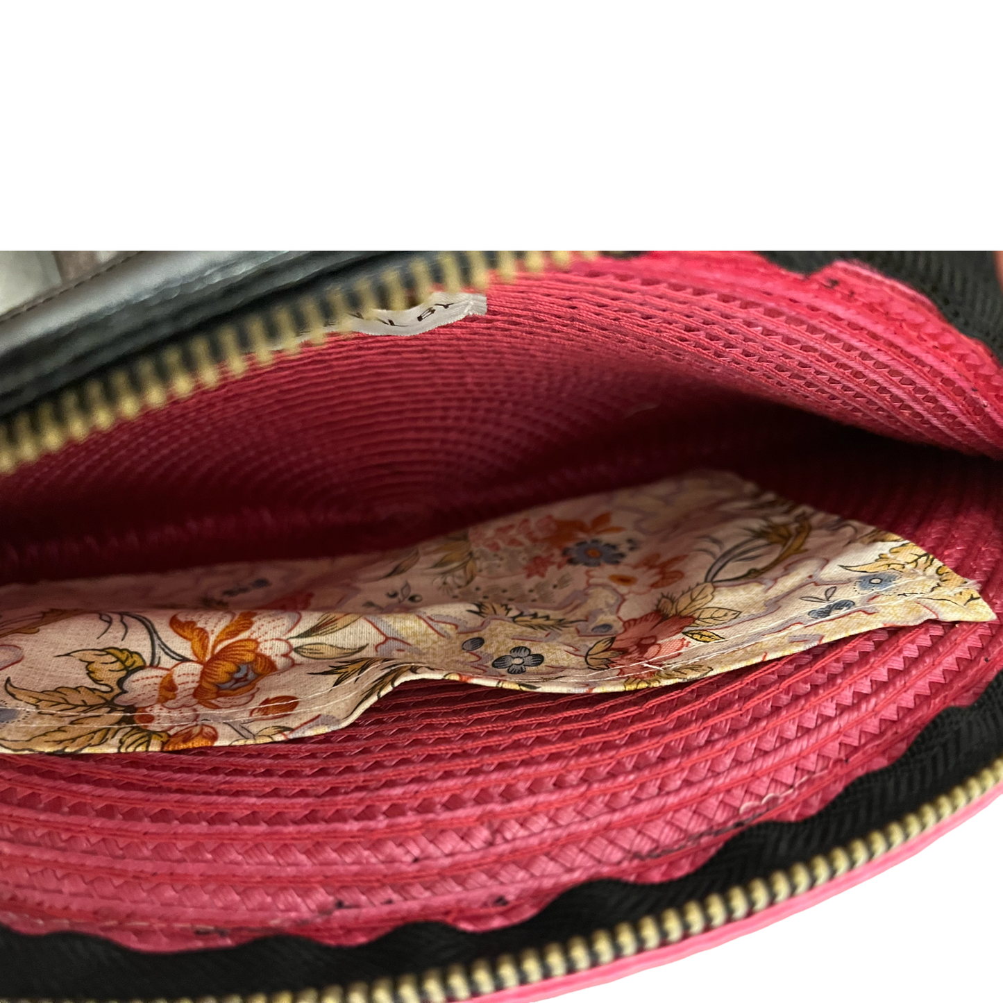 Artisan Woven Clutch W/Button