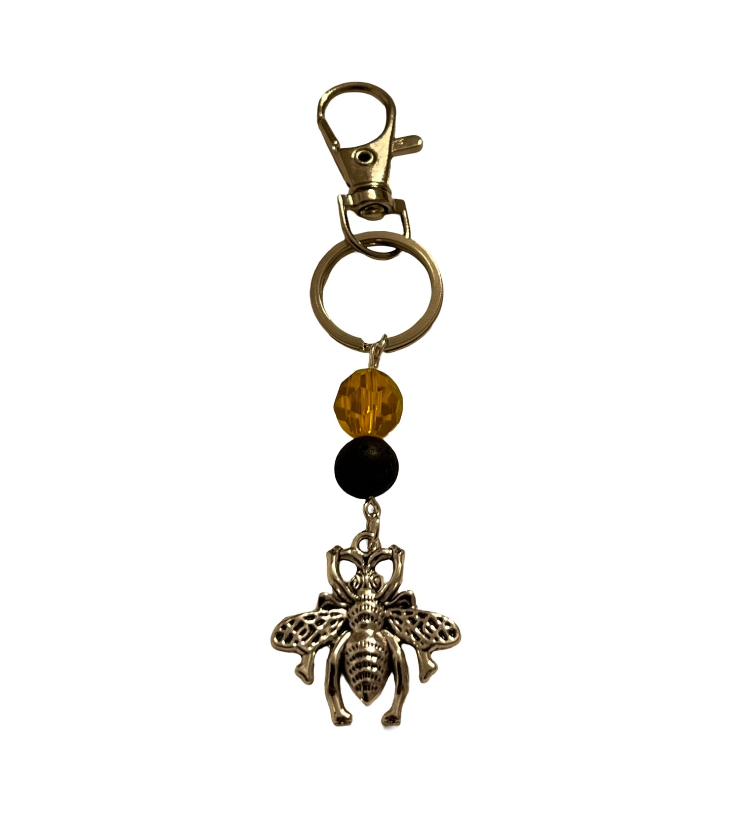 Handmade Bee Keychain- Made by the owner