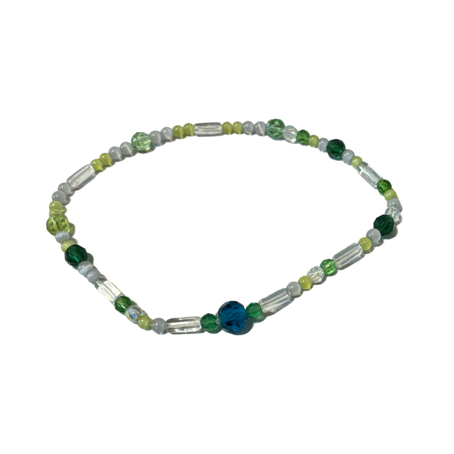 Multi Glass Bead Anklet