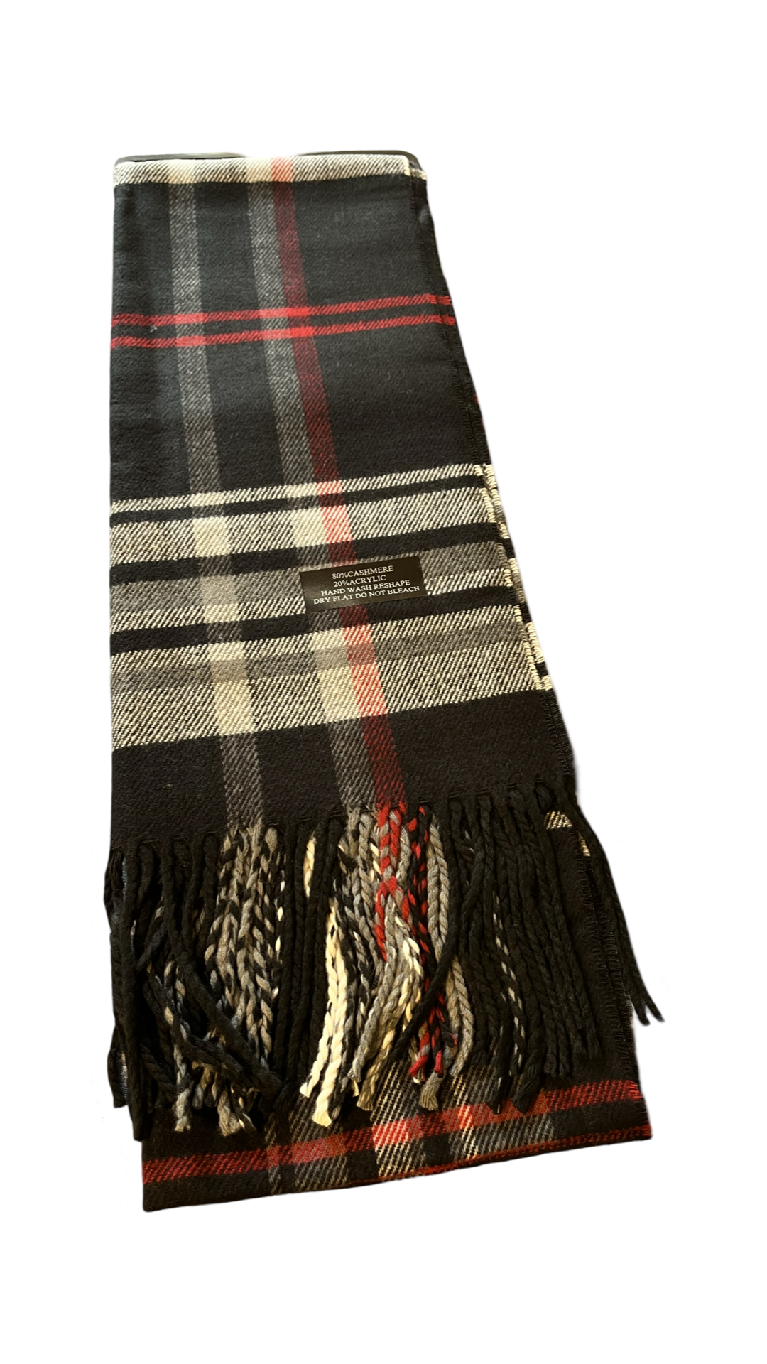 Long Cashmere/Acrylic Scarf Astd