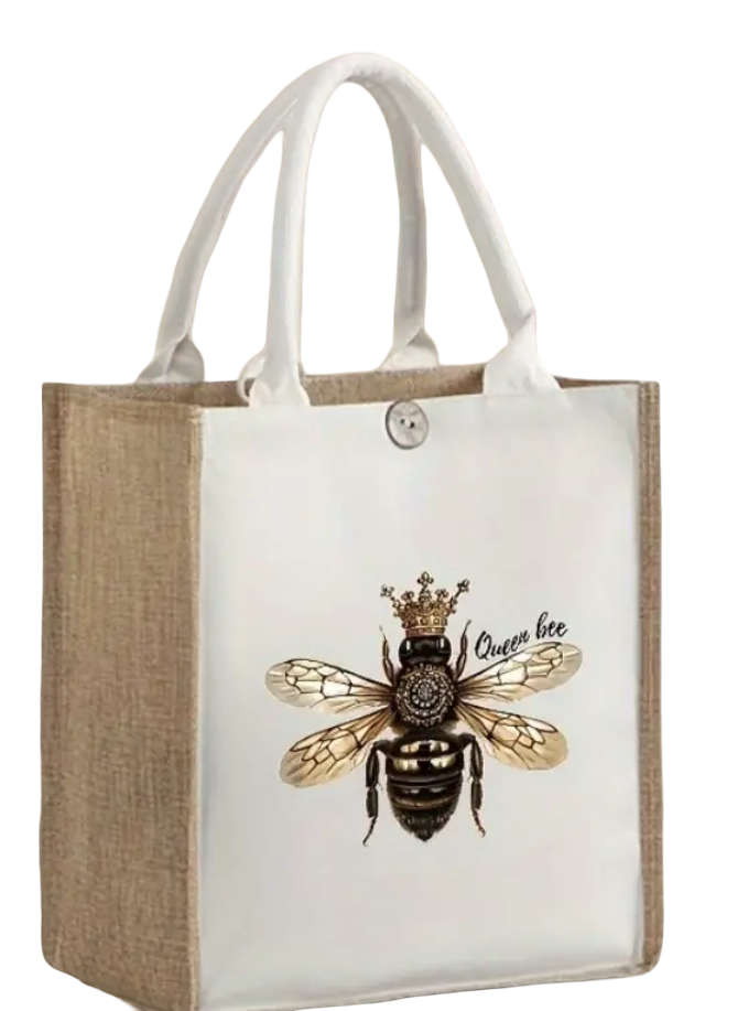 Queen Bee Canvas Bag