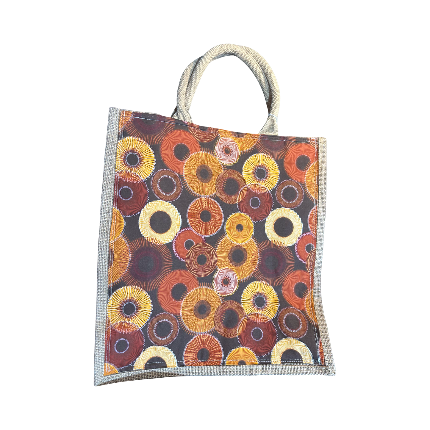 Coastal Jute Tote Bag