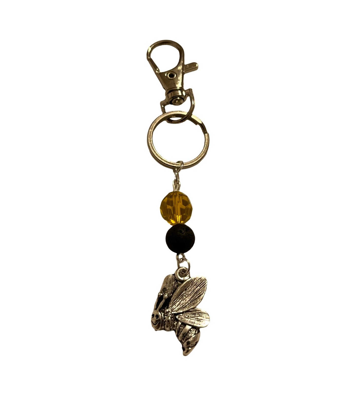 Handmade Bee Keychain- Made by the owner