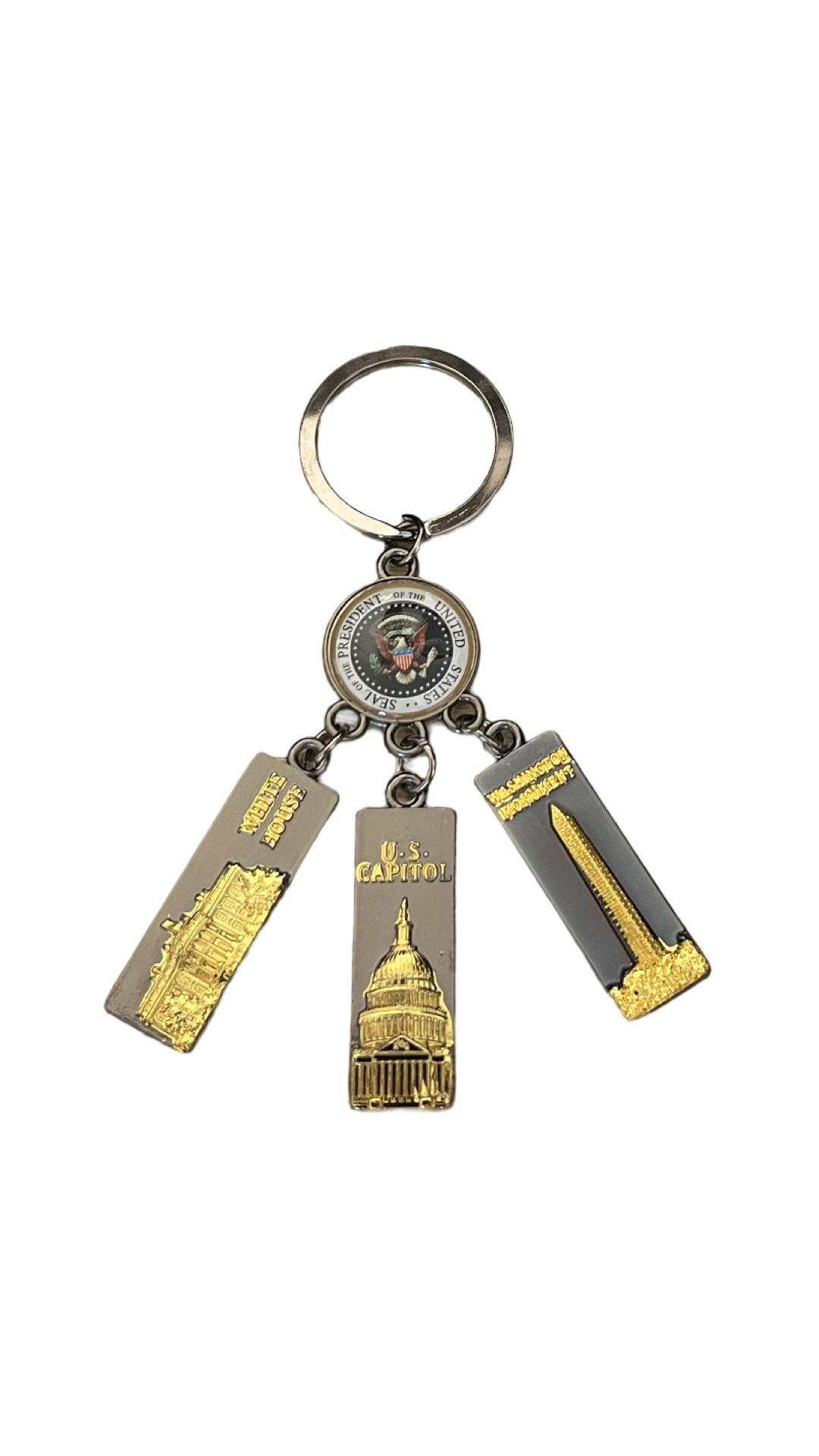 Gold/black DC Keychain