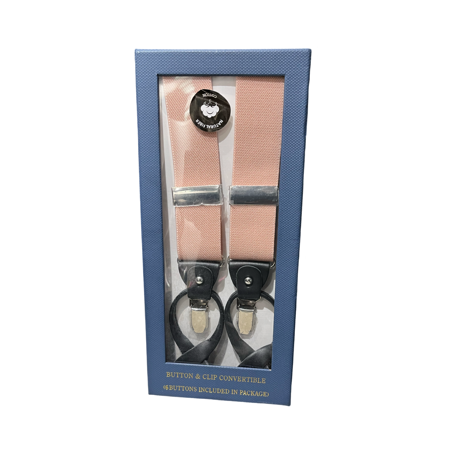 Button & Clip Suspenders Astd