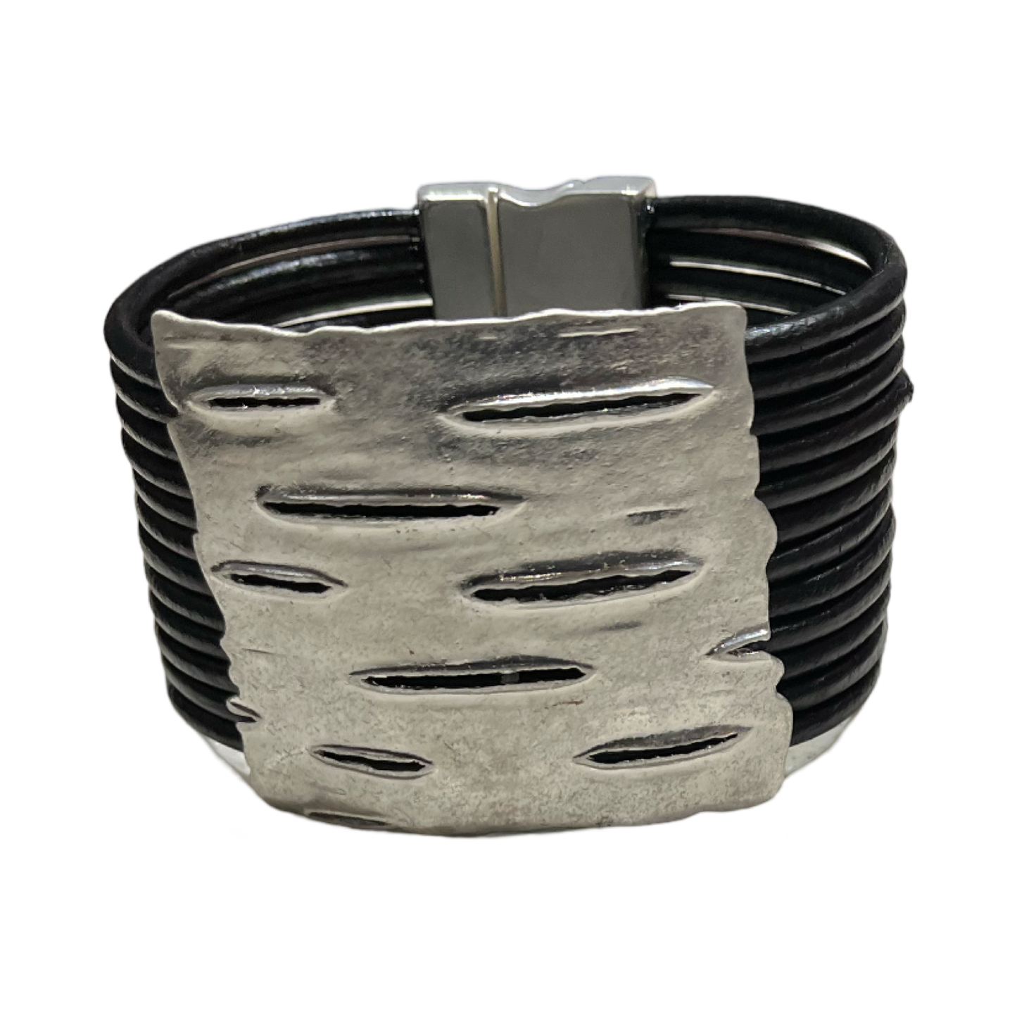 Multi Row Leather/Aluminum Brc