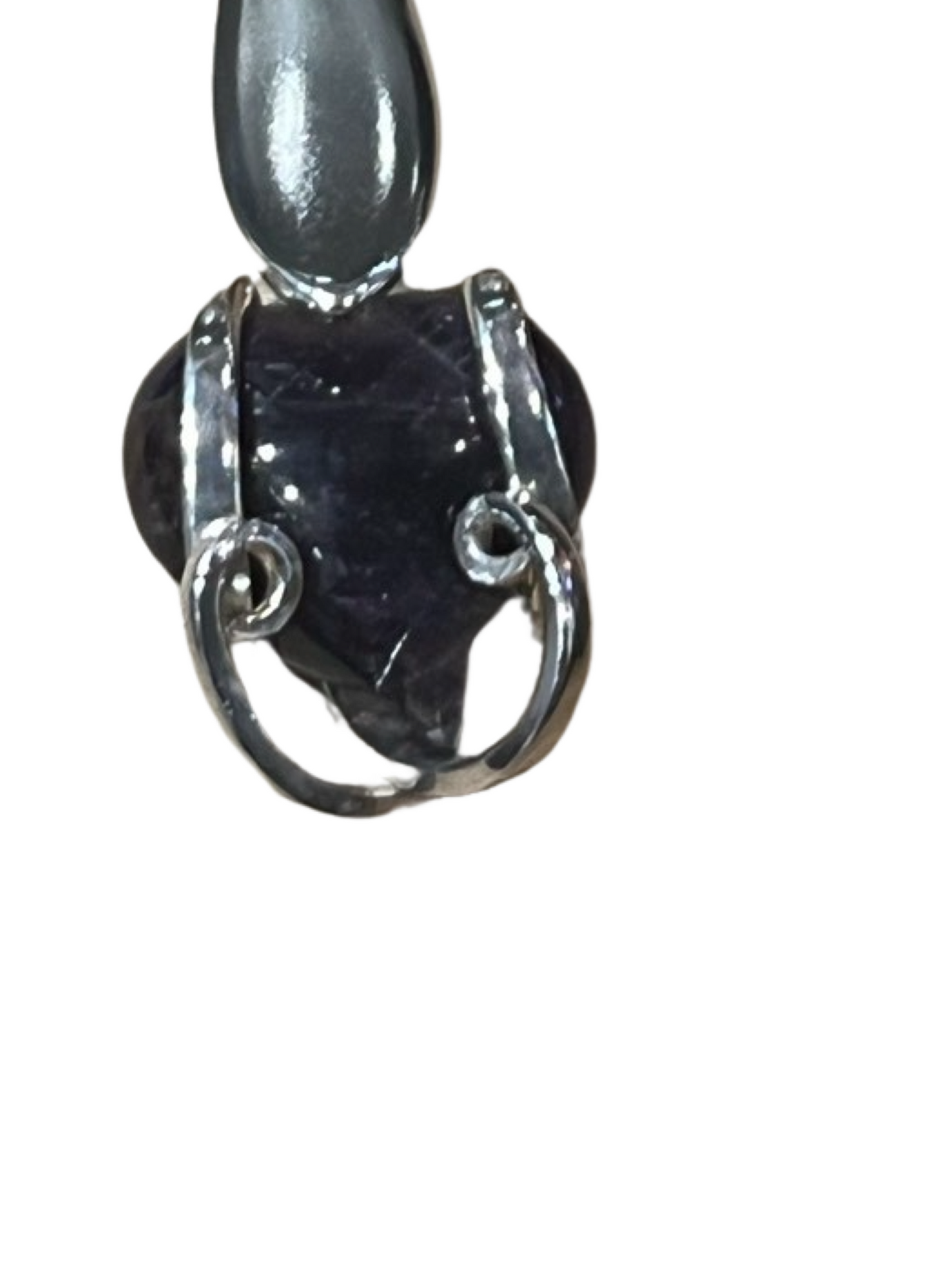 Spltd Spoon/Fork NK W/Stone