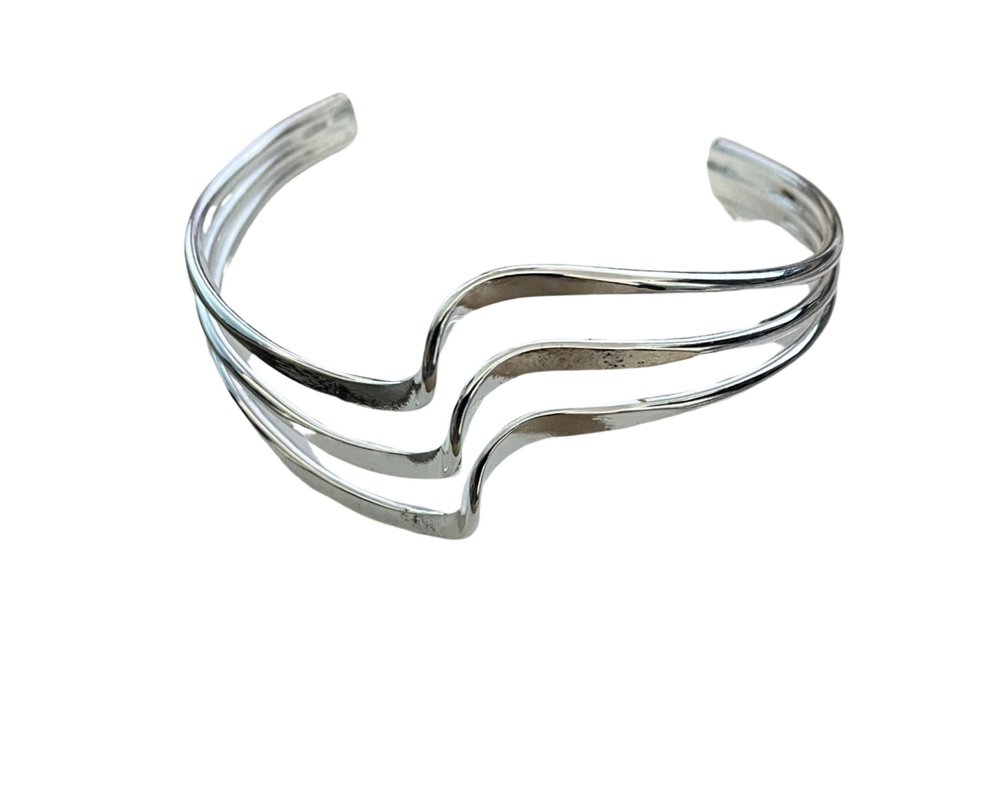 Mex Silver Wave Adj Brac Astd