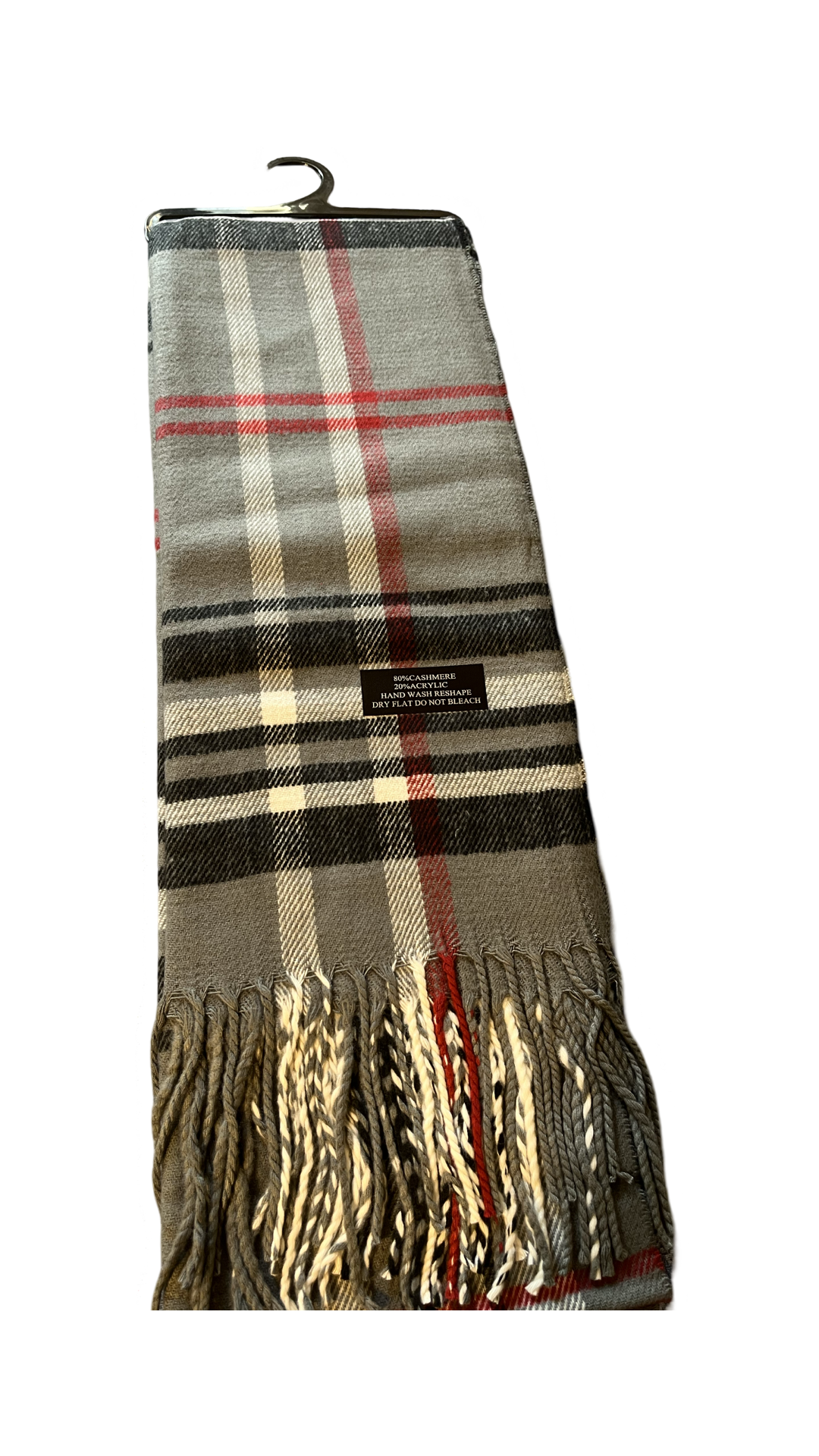 Long Cashmere/Acrylic Scarf Astd