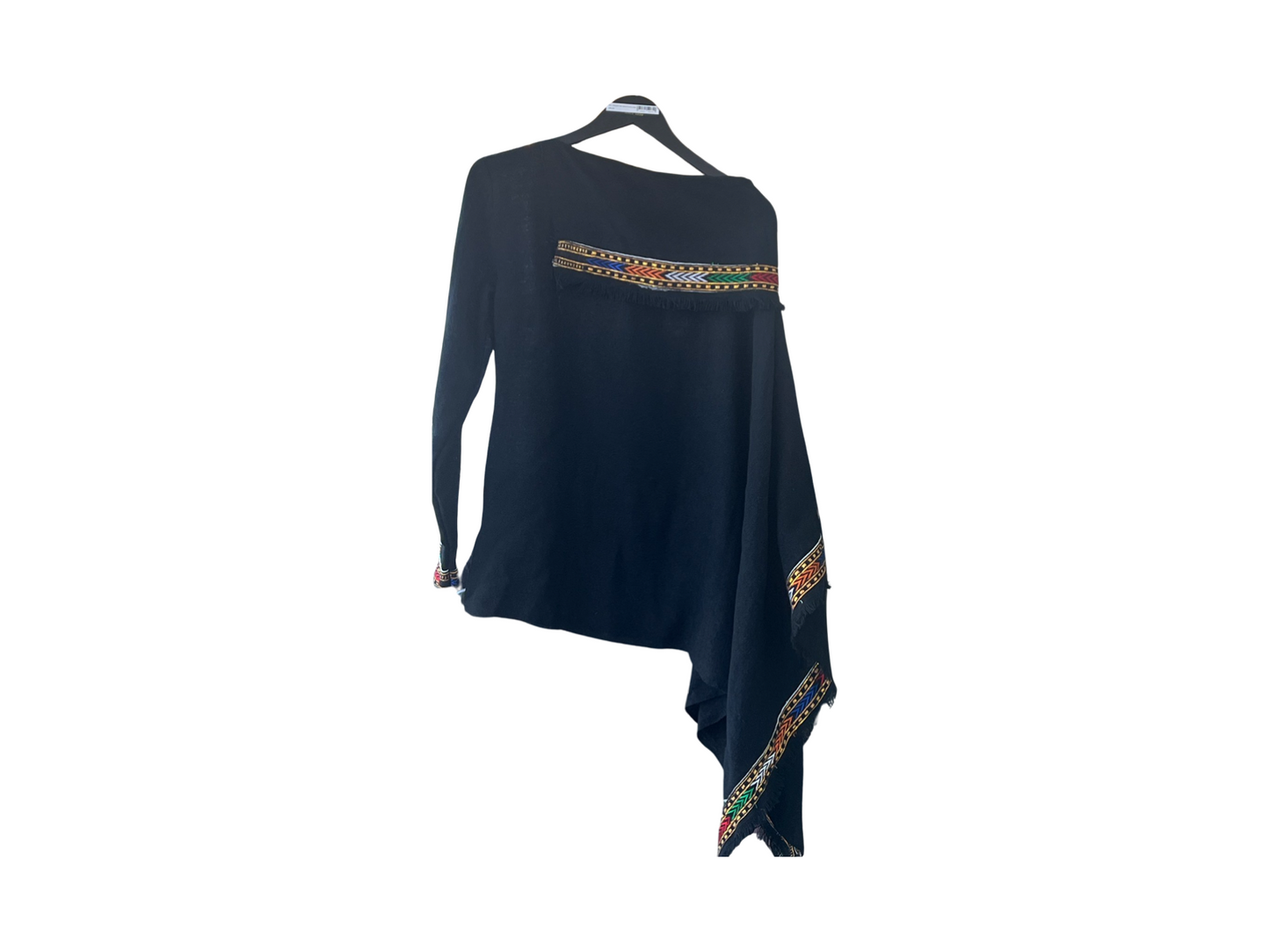 100% Ethiopian One Sleeve Poncho Astd