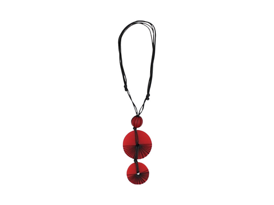 Red Frosted Yanna Necklace
