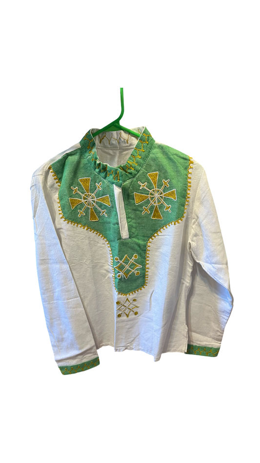 100% Cotton Ethiopian Boy Shirt