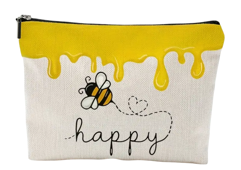 Bee & Honey Makeup Bag