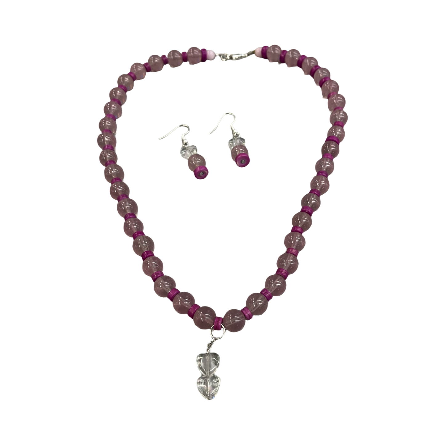 Glass Bead Neck/Ear Set