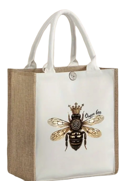 Queen Bee Canvas Bag