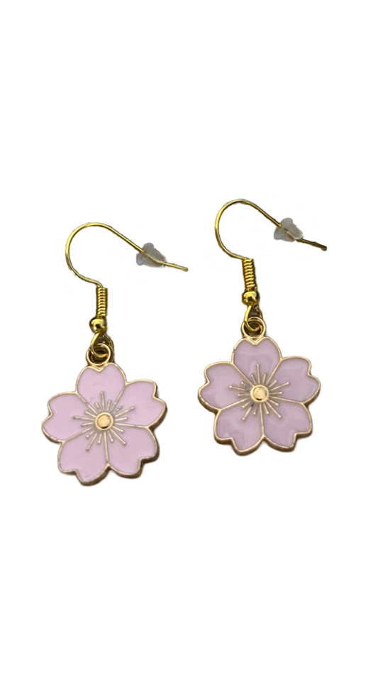Cherry Blossom Dgl Ear W/Surgical Steel