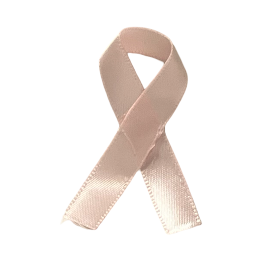 Plain Breast Cancer Ribbon Astd