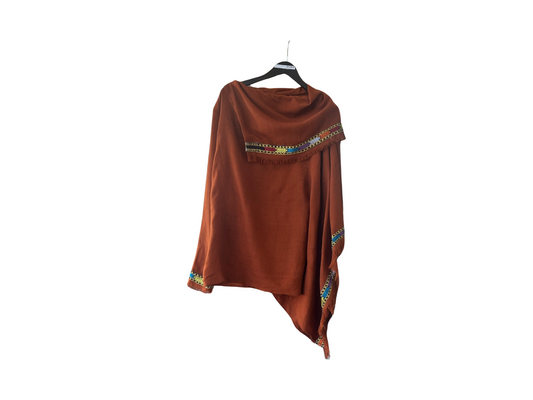 100% Ethiopian One Sleeve Poncho Astd