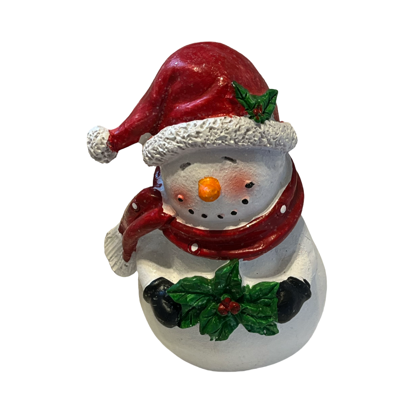 Short Ceramic Xmas  Figurines Astd