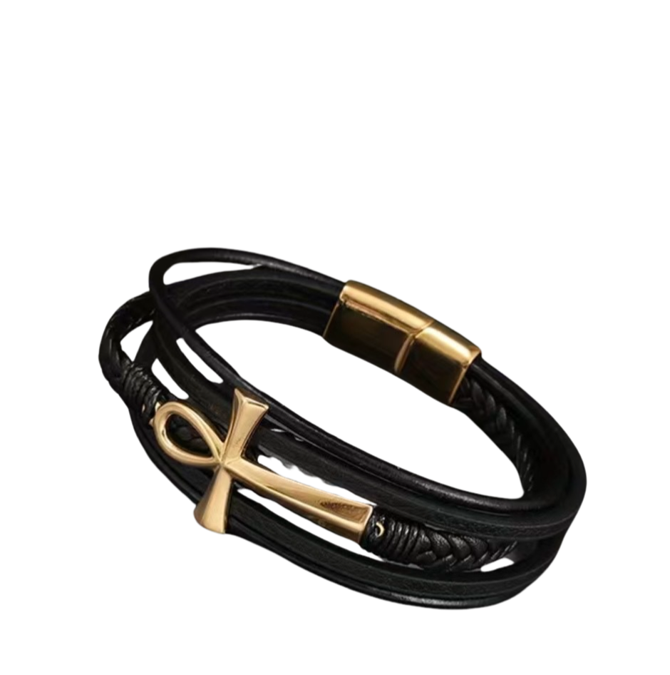 Leather Men Bracelet Astd