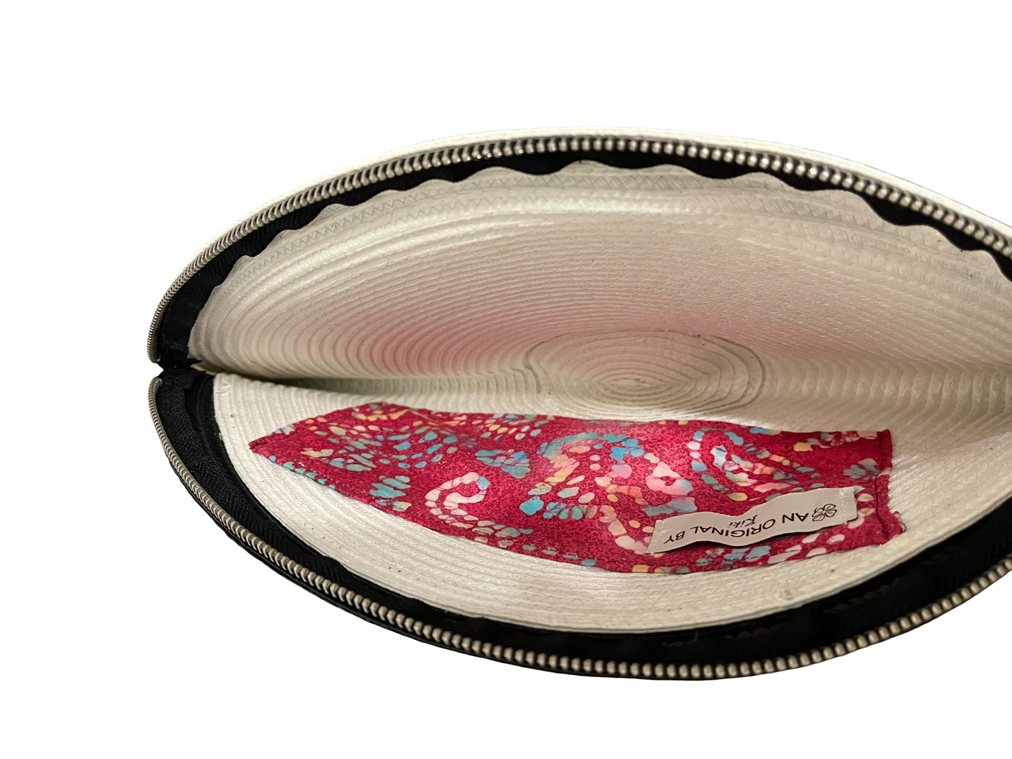 Half Moon 2Button Wristlet Clutch Bag