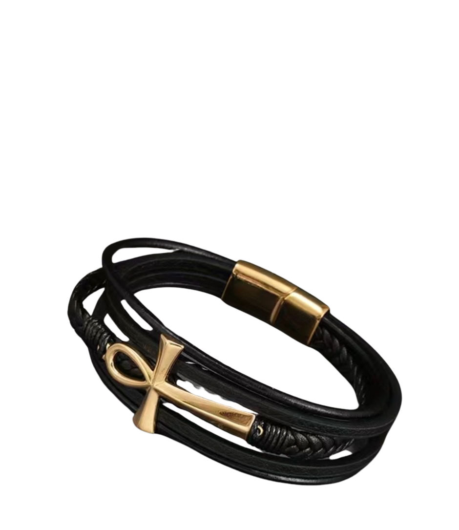 Leather Men Bracelet Astd