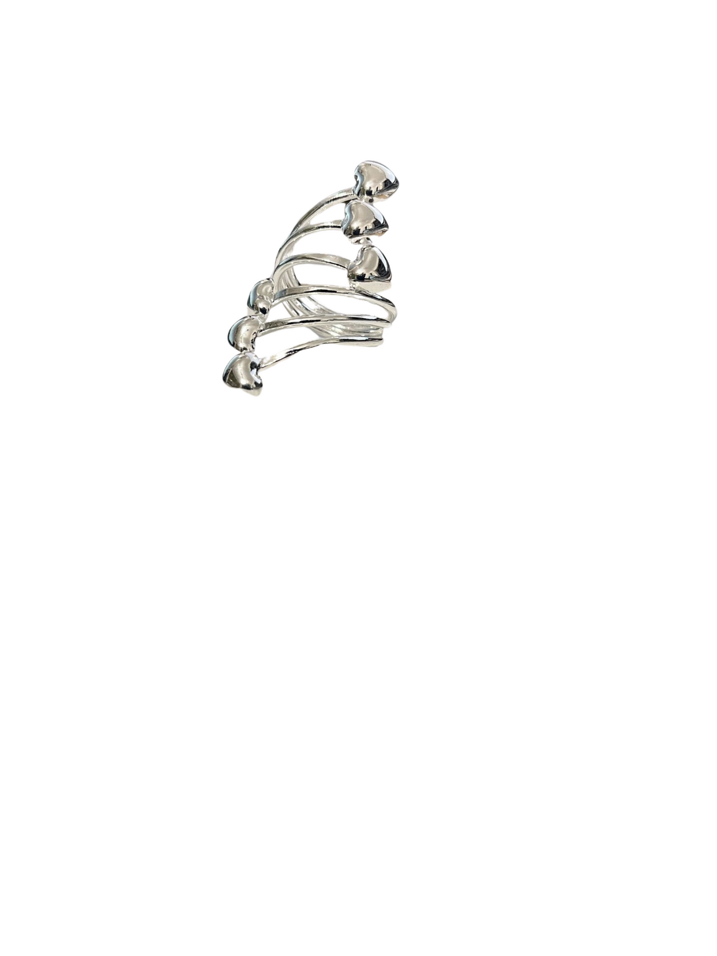 Mex Silver 3D Rings Astd