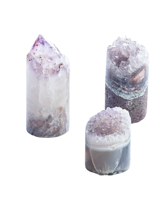 Amethyst Crystal Cylinders