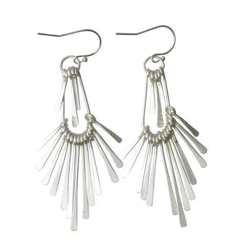 Chandelier Earrings W/Sterling Silver Wire Astd