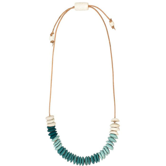 Recycle Beads Free Style Adj Necklace Assorted
