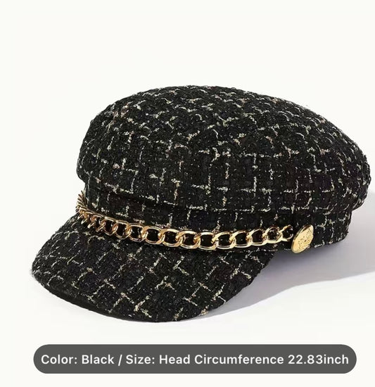 Polyester Chain Yatcht Baker Hat