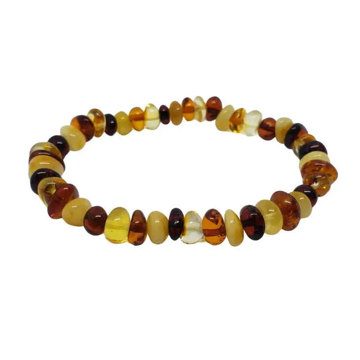 Multi Colored Amber Stretch Brc